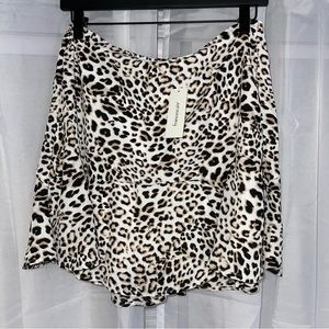 Francescas Flowy Cheetah Skirt
